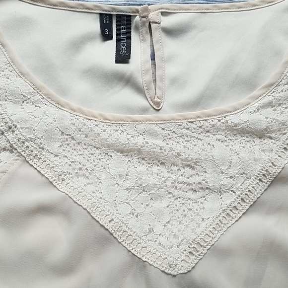 Maurice's Plus Size Cream Dress Top - Picture 6 of 8